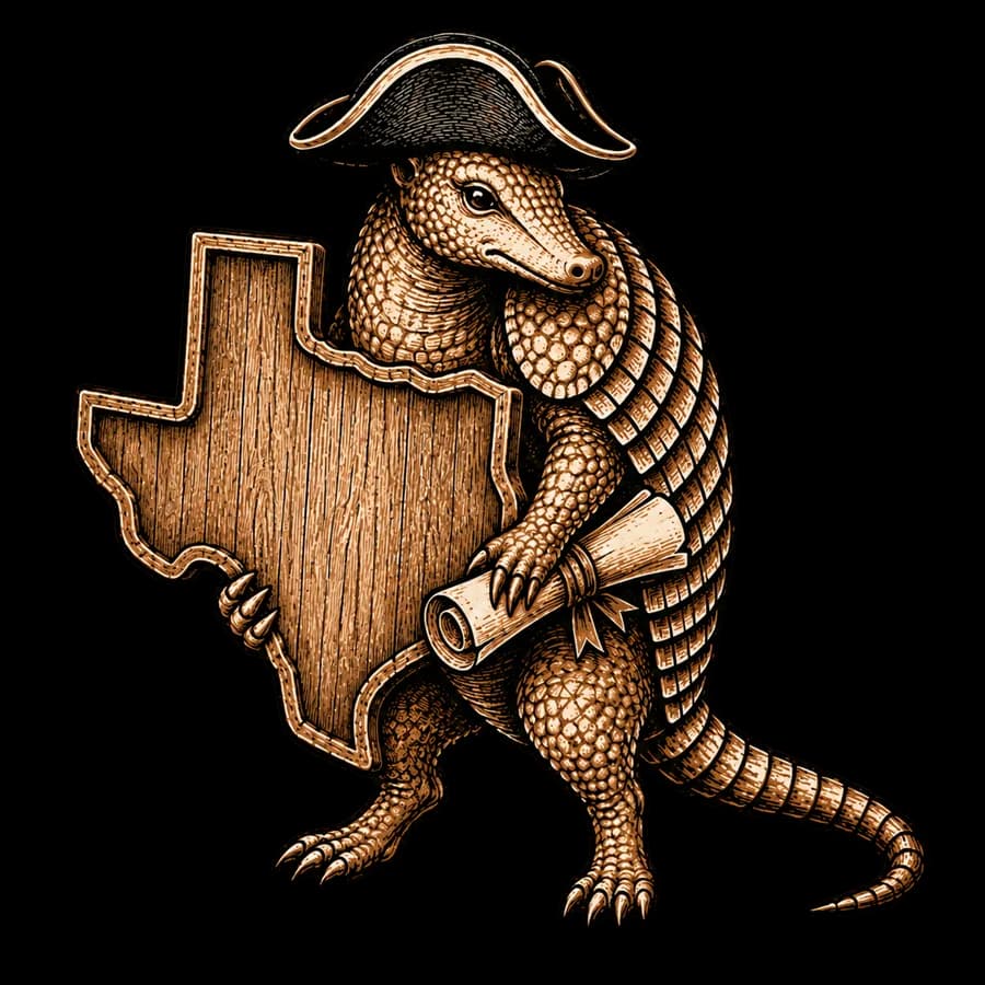 Revere, the Austin Tea Party armadillo